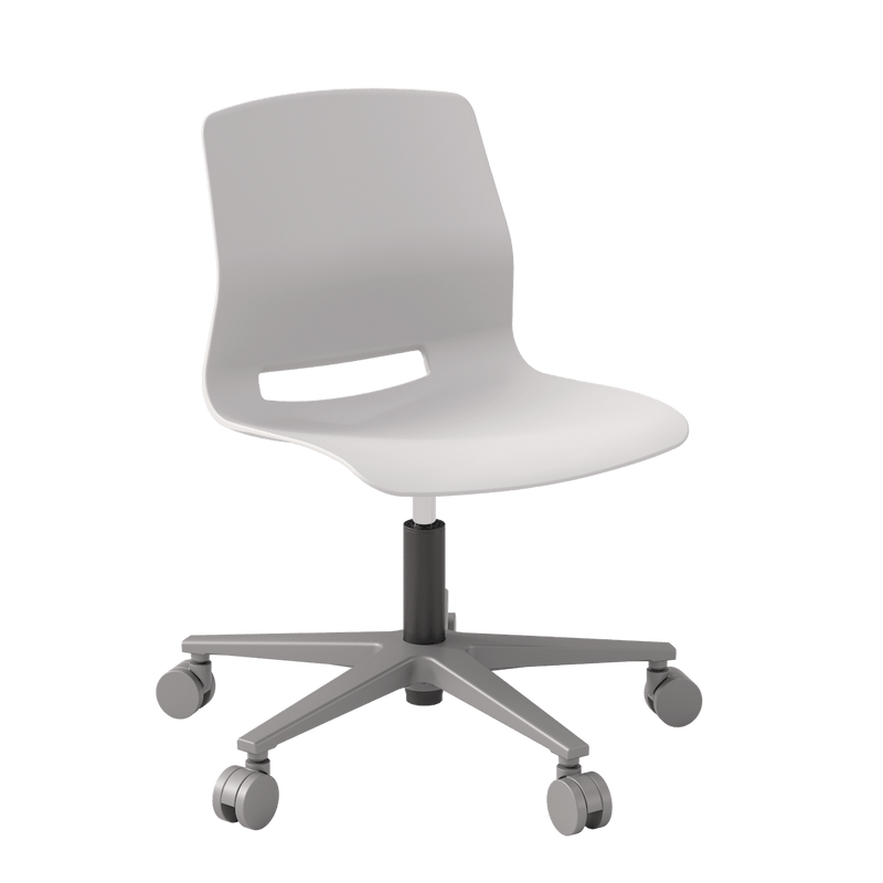 KFI IMME Armless Polypropylene Swivel Chair