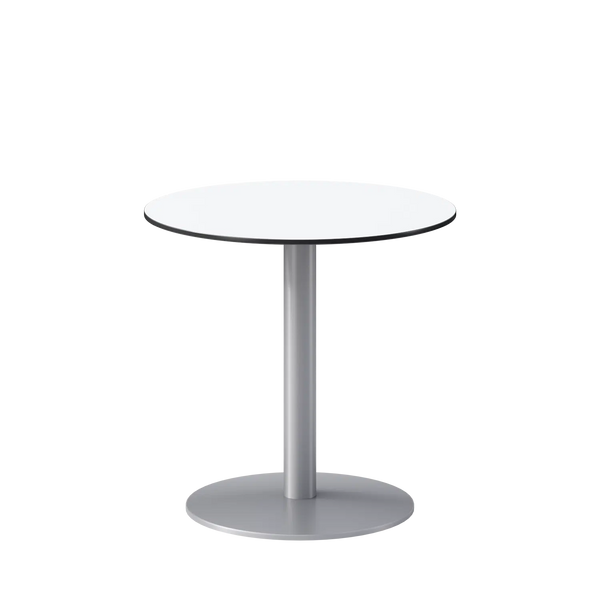 Eveleen 36" Round Cafe Table Indoor / Outdoor Phenolic Top Round Aluminum Base