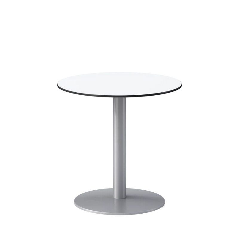 Eveleen 36" Round Cafe Table Indoor / Outdoor Phenolic Top Round Aluminum Base
