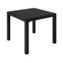Eveleen Side Table Indoor / Outdoor Synthetic Polymer Aluminum Frame