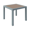 Eveleen Side Table Indoor / Outdoor Synthetic Polymer Aluminum Frame