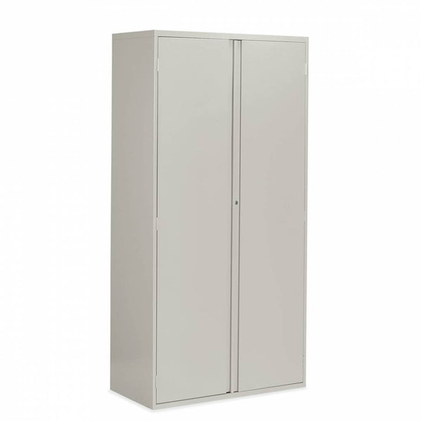 9300 Series Two Door Storage Cabinet - One Fixed Shelf, Three Adjustable Shelves, Looped Full Pull