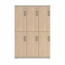 Prime™ 53.6"H Triple Column Locker, Two Rows, 36"W x 18"D, Laminate Doors - Left Opening
