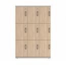 Prime™ 53.6"H Triple Column Locker, Three Rows, 36"W x 18"D, Laminate Doors - Left Opening