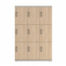 Prime™ 53.6"H Triple Column Locker, Three Rows, 36"W x 18"D, Laminate Doors - Right Opening