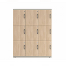 Prime™ 53.6"H Triple Column Locker, Three Rows, 42"W x 18"D, Laminate Doors - Left Opening