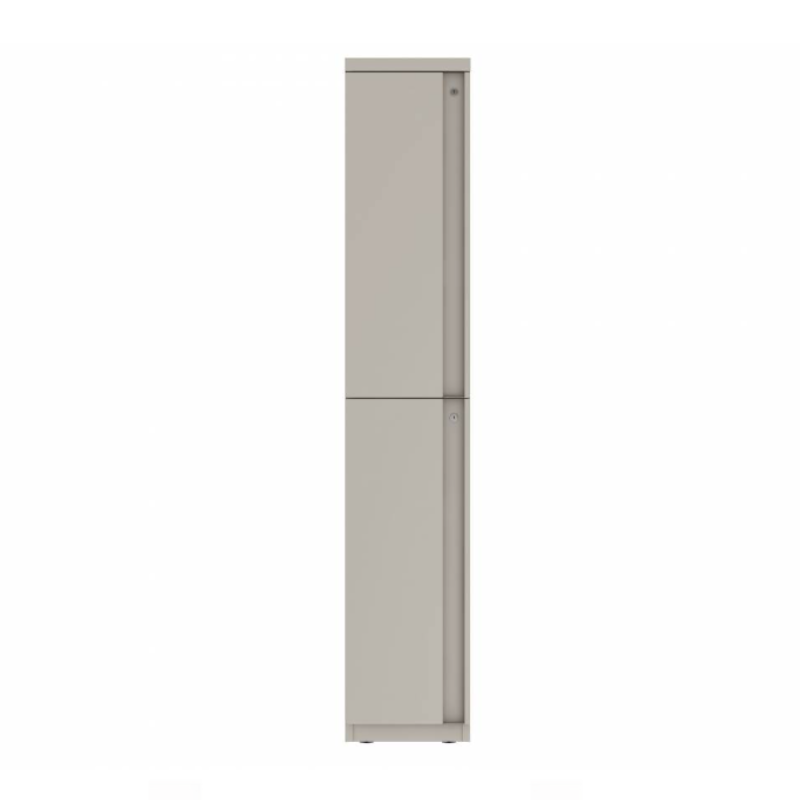Prime™ 65.6"H Single Column Locker, Two Rows, 12"W x 18"D, Full Pull Doors - Left Opening
