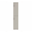 Prime™ 65.6"H Single Column Locker, Two Rows, 12"W x 18"D, Flat Metal Doors - Right Opening