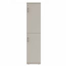 Prime™ 65.6"H Single Column Locker, Two Rows, 15"W x 18"D, Flat Metal Doors - Right Opening