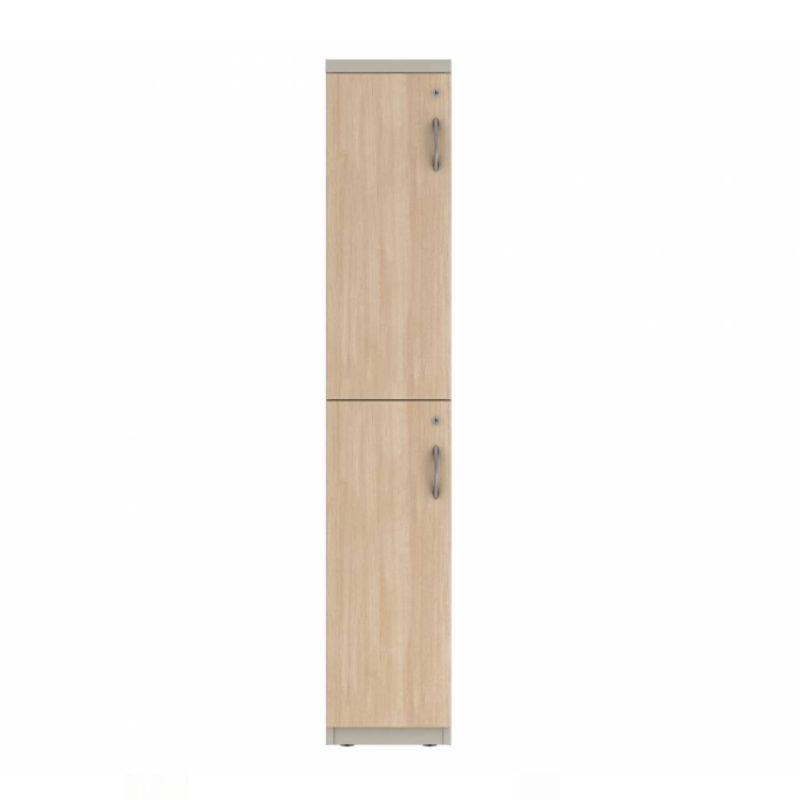 Prime™ 65.6"H Single Column Locker, Two Rows, 12"W x 18"D, Laminate Doors - Left Opening