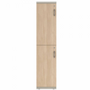 Prime™ 65.6"H Single Column Locker, Two Rows, 15"W x 18"D, Laminate Doors - Left Opening