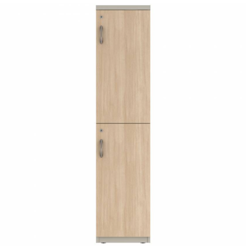 Prime™ 65.6"H Single Column Locker, Two Rows, 15"W x 18"D, Laminate Doors - Right Opening
