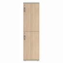 Prime™ 65.6"H Single Column Locker, Two Rows, 18"W x 18"D, Laminate Doors - Right Opening