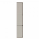 Prime™ 65.6"H Single Column Locker, Three Rows, 12"W x 18"D, Full Pull Doors - Left Opening
