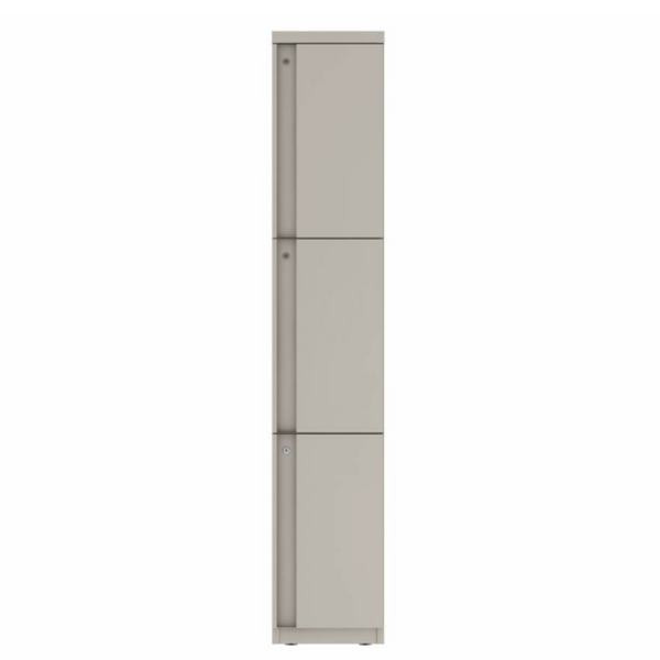 Prime™ 65.6"H Single Column Locker, Three Rows, 12"W x 18"D, Full Pull Doors - Right Opening