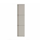 Prime™ 65.6"H Single Column Locker, Three Rows, 15"W x 18"D, Full Pull Doors - Right Opening