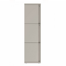 Prime™ 65.6"H Single Column Locker, Three Rows, 18"W x 18"D, Full Pull Doors - Left Opening