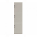 Prime™ 65.6"H Single Column Locker, Three Rows, 18"W x 18"D, Flat Metal Doors - Right Opening