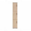Prime™ 65.6"H Single Column Locker, Three Rows, 12"W x 18"D, Laminate Doors - Left Opening