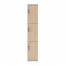 Prime™ 65.6"H Single Column Locker, Three Rows, 12"W x 18"D, Laminate Doors - Right Opening