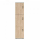 Prime™ 65.6"H Single Column Locker, Three Rows, 15"W x 18"D, Laminate Doors - Left Opening