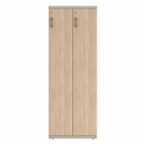 Prime™ 65.6"H Double Column Locker, One Row, 24"W x 18"D, Laminate Doors - Right Opening