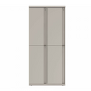 Prime™ 65.6"H Double Column Locker, Two Rows, 30"W x 18"D, Full Pull Doors - Left Opening