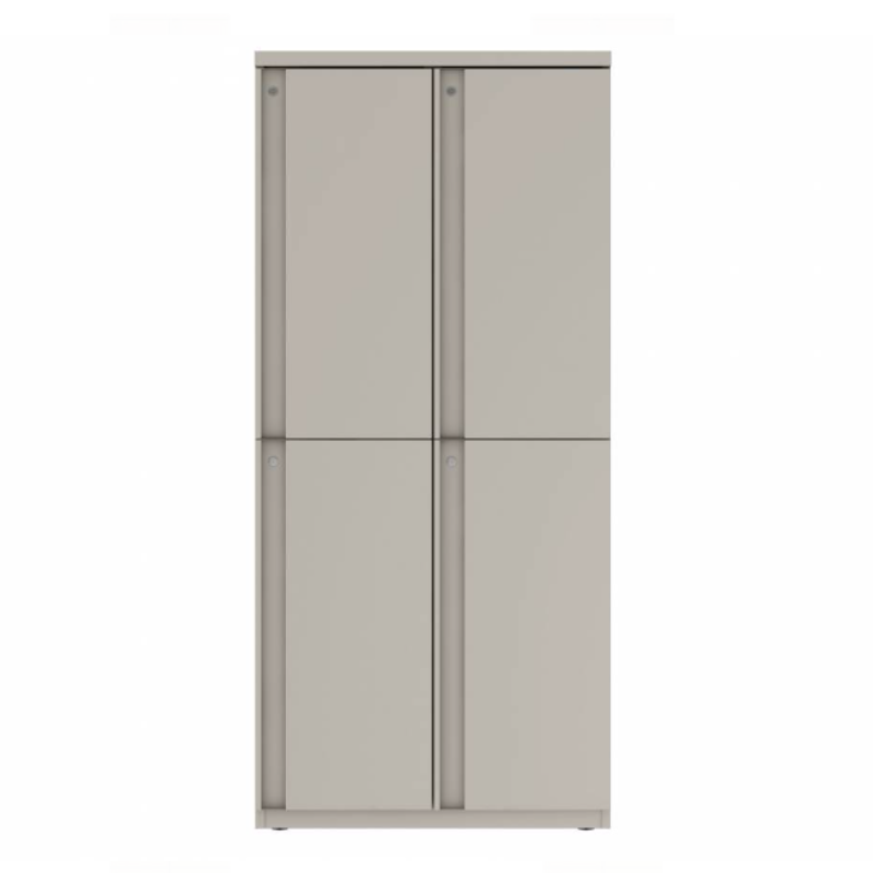 Prime™ 65.6"H Double Column Locker, Two Rows, 30"W x 18"D, Full Pull Doors - Right Opening