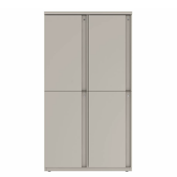 Prime™ 65.6"H Double Column Locker, Two Rows, 36"W x 18"D, Full Pull Doors - Left Opening