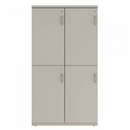 Prime™ 65.6"H Double Column Locker, Two Rows, 36"W x 18"D, Flat Metal Doors - Right Opening