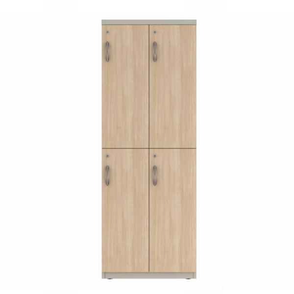 Prime™ 65.6"H Double Column Locker, Two Rows, 30"W x 18"D, Laminate Doors - Left Opening