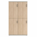 Prime™ 65.6"H Double Column Locker, Two Rows, 36"W x 18"D, Laminate Doors - Left Opening