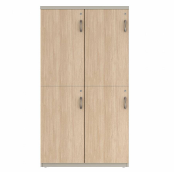 Prime™ 65.6"H Double Column Locker, Two Rows, 36"W x 18"D, Laminate Doors - Left Opening