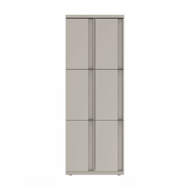 Prime™ 65.6"H Double Column Locker, Three Rows, 24"W x 18"D, Full Pull Doors - Left Opening