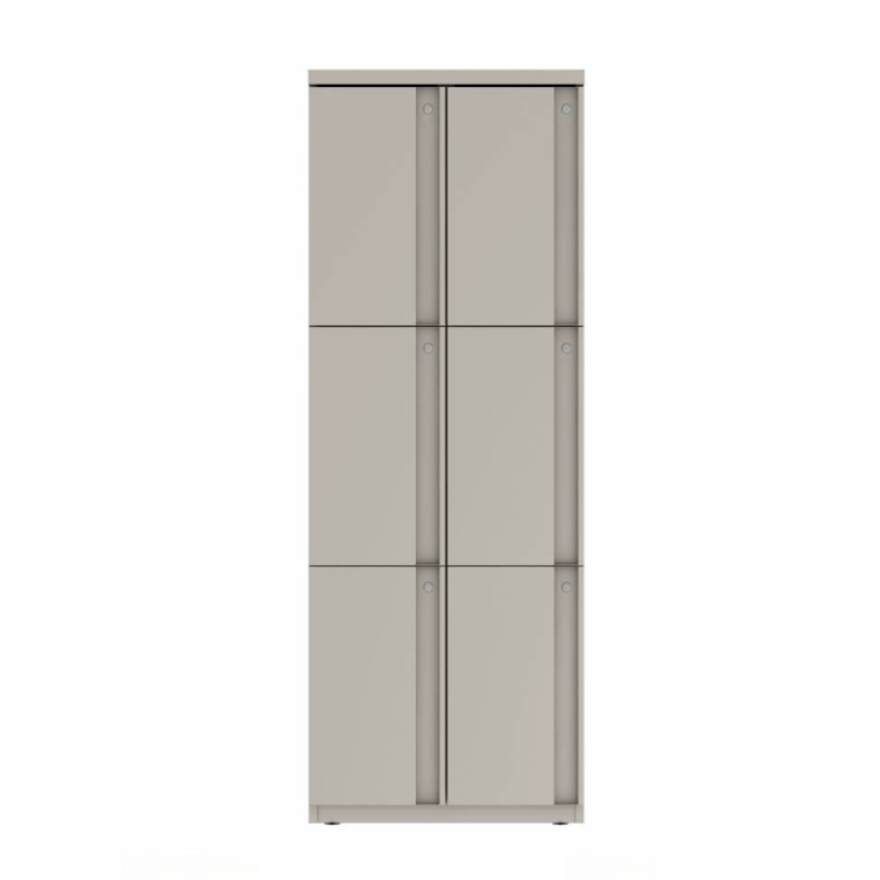 Prime™ 65.6"H Double Column Locker, Three Rows, 24"W x 18"D, Full Pull Doors - Left Opening