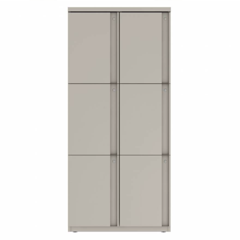 Prime™ 65.6"H Double Column Locker, Three Rows, 30"W x 18"D, Full Pull Doors - Left Opening