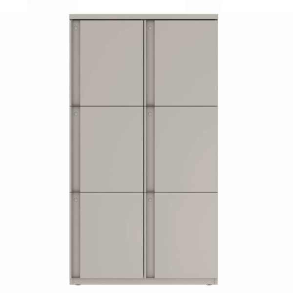 Prime™ 65.6"H Double Column Locker, Three Rows, 36"W x 18"D, Full Pull Doors - Right Opening