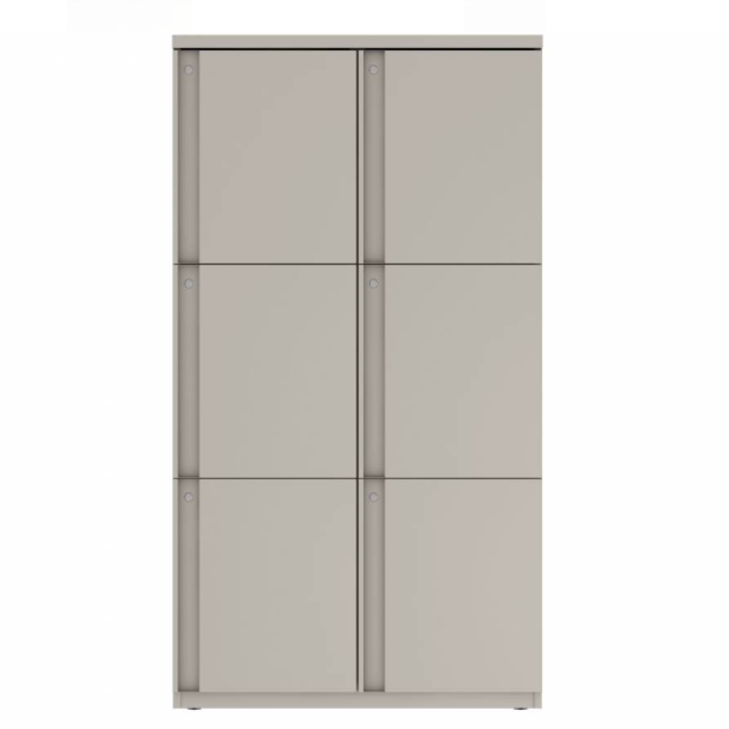 Prime™ 65.6"H Double Column Locker, Three Rows, 36"W x 18"D, Full Pull Doors - Right Opening
