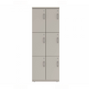 Prime™ 65.6"H Double Column Locker, Three Rows, 24"W x 18"D, Flat Metal Doors - Left Opening