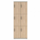 Prime™ 65.6"H Double Column Locker, Three Rows, 24"W x 18"D, Laminate Doors - Right Opening