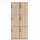 Prime™ 65.6"H Double Column Locker, Three Rows, 30"W x 18"D, Laminate Doors - Right Opening