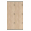 Prime™ 65.6"H Double Column Locker, Three Rows, 36"W x 18"D, Laminate Doors - Left Opening