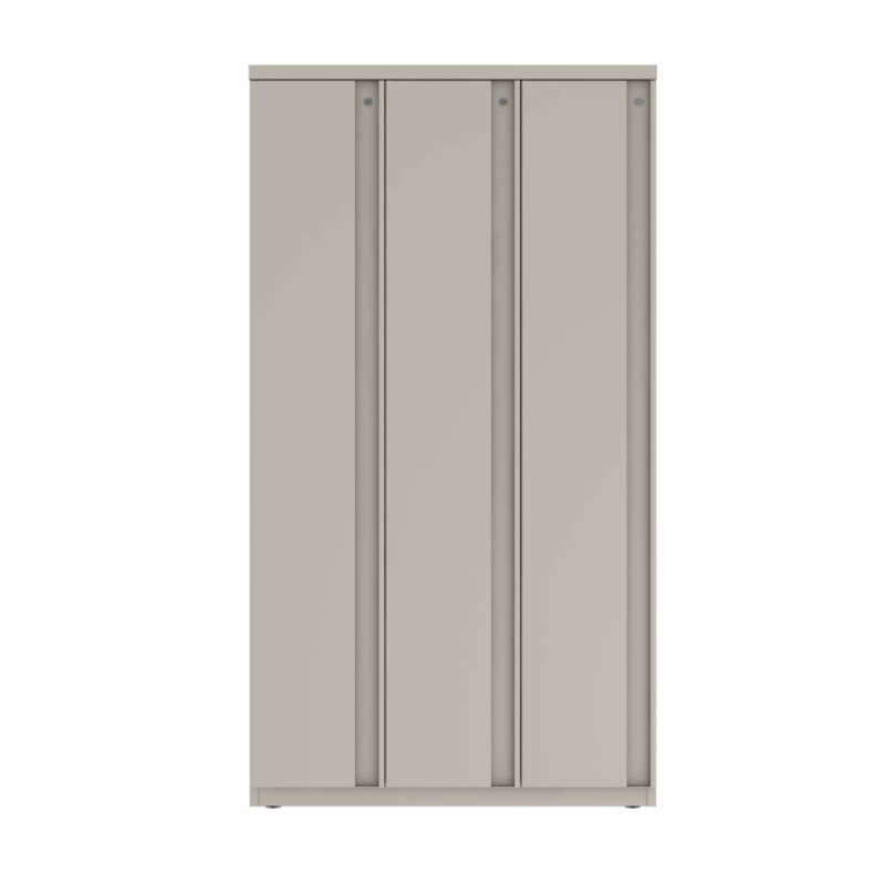Prime™ 65.6"H Triple Column Locker, One Row, 36"W x 18"D, Full Pull Doors - Left Opening