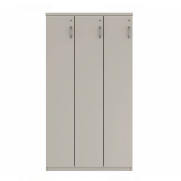 Prime™ 65.6"H Triple Column Locker, One Row, 36"W x 18"D, Flat Metal Doors - Left Opening