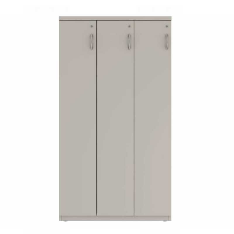Prime™ 65.6"H Triple Column Locker, One Row, 36"W x 18"D, Flat Metal Doors - Left Opening