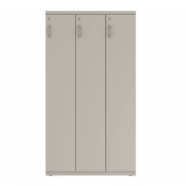 Prime™ 65.6"H Triple Column Locker, One Row, 36"W x 18"D, Flat Metal Doors - Right Opening