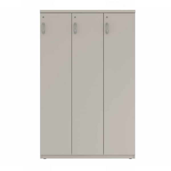 Prime™ 65.6"H Triple Column Locker, One Row, 42"W x 18"D, Flat Metal Doors - Right Opening
