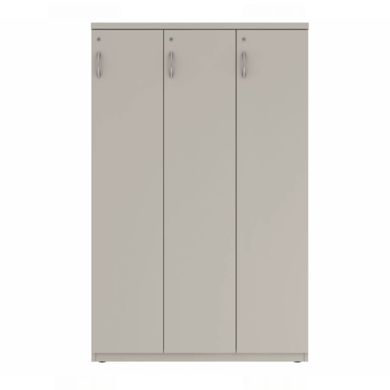 Prime™ 65.6"H Triple Column Locker, One Row, 42"W x 18"D, Flat Metal Doors - Right Opening