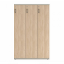 Prime™ 65.6"H Triple Column Locker, One Row, 42"W x 18"D, Laminate Doors - Right Opening