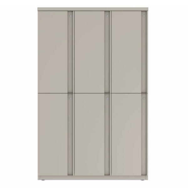 Prime™ 65.6"H Triple Column Locker, Two Rows, 42"W x 18"D, Full Pull Doors - Left Opening